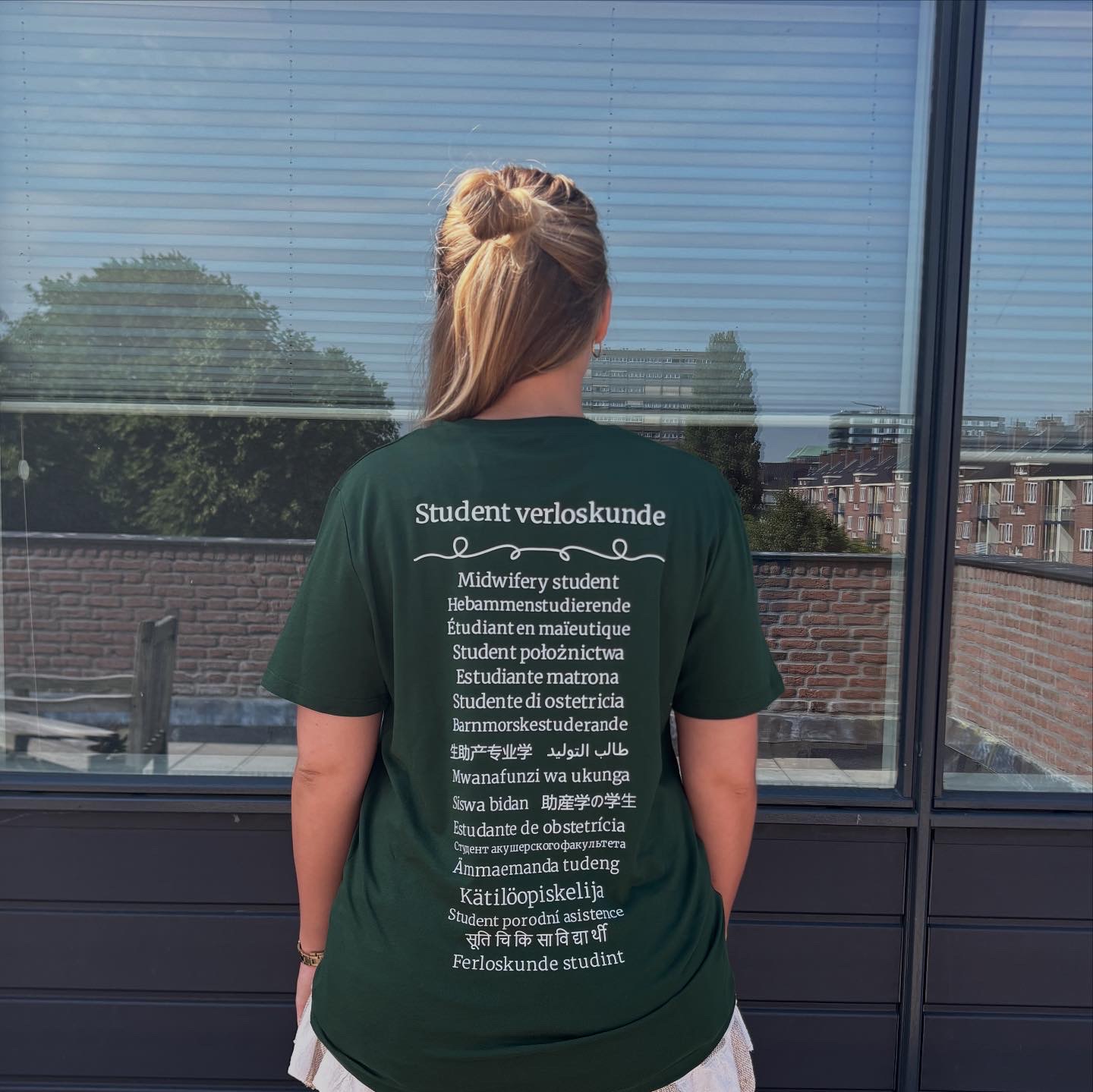Bestellen stageshirt - Groen